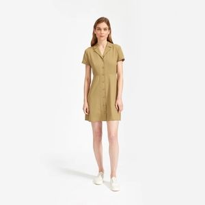The Japanese GoWeave Notch Shirtdress